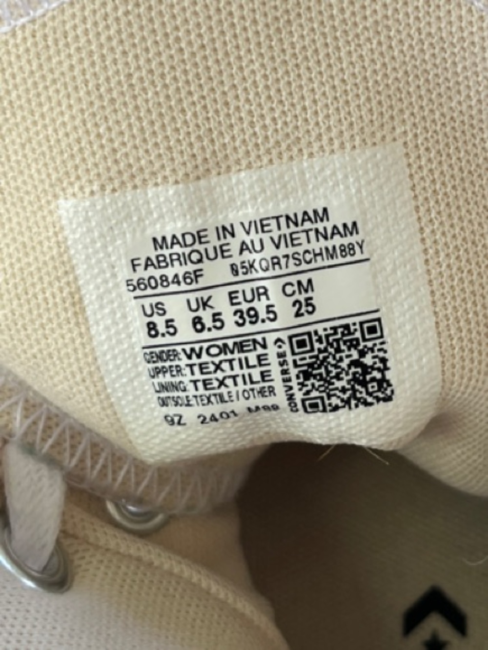 Converse White High-Top Chuck Taylor All Star Sneakers - Picture 5 of 6